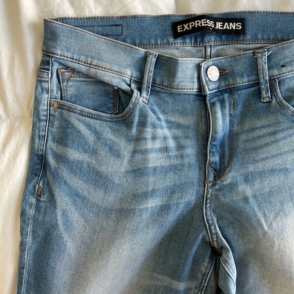 Express Denim - Express Midrise Legging Jeans